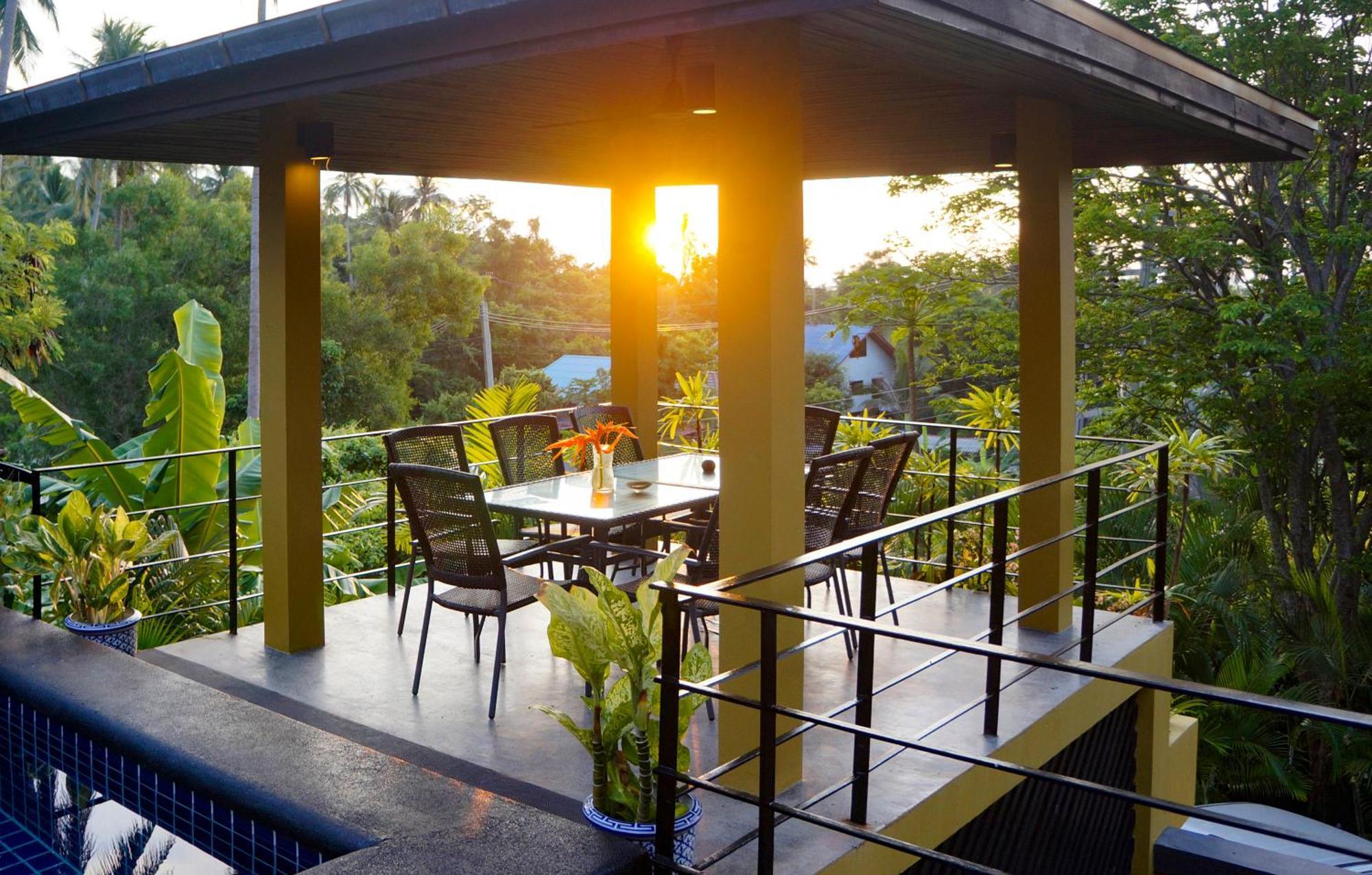 Butterfly Garden Villa Praia de Laem Set Exterior foto